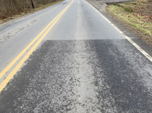 Maltene-based rejuvenators help keep moisture from getting into the asphalt.