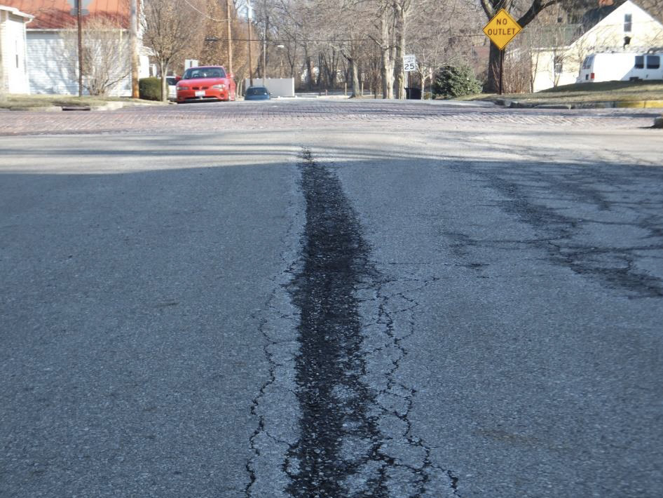 Road deterioration is accelerated by continuous exposure to weather.